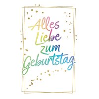 SUSY CARD Geburtstagskarte "Flamingo"