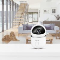 LogiLink Caméra IP Smart Wi-Fi, compatible Tuya, blanc