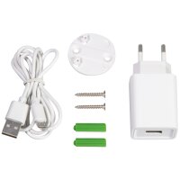 LogiLink Caméra IP Smart Wi-Fi, compatible Tuya, blanc