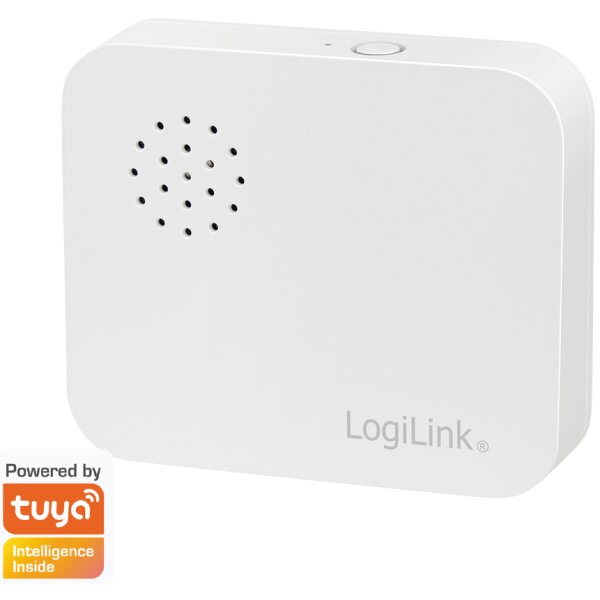 LogiLink Détecteur de vibration Smart Wi-Fi, blanc