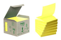 POST-IT Recyclage Z-Notes 76x76mm R330-1B jaune pastel 6...