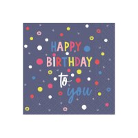 STEWO Serviette Benoni 2572546242 blau dunkel 33x33cm