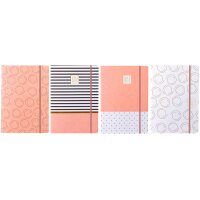 ANCOR Notizbuch UNIQUE 110487 13x21, 80g, lines 96 Bl.