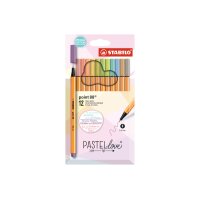 STABILO Fineliner Point 88 1mm 88/12-7-7 Pastellove 12...