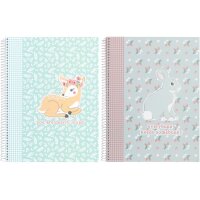 ANCOR Spiralbuch A4 Sweet friends 111309 lines 90g A4 80 Bl.