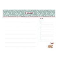 ANCOR Sous-main Sweet friends 111187 White 40x30 cm