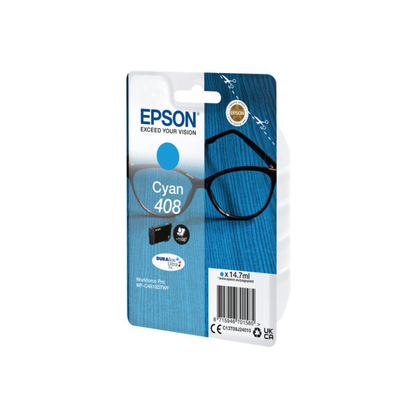 EPSON Tintenpatrone 408 cyan T09J24010 WF-C4810DTWF 1100 Seiten