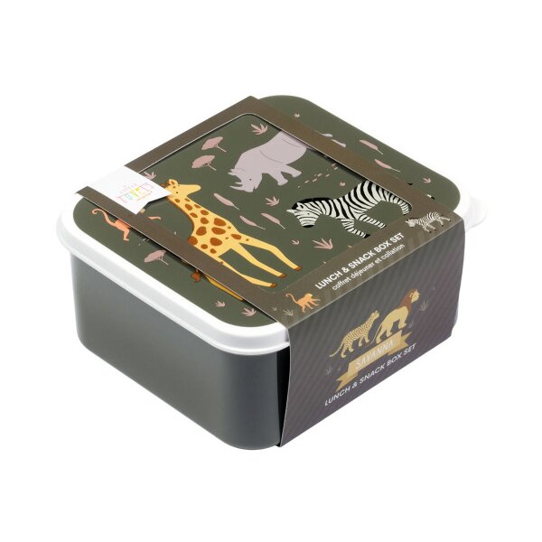 ALLC Lunch & Snackbox Set SBSESA46 Savanna