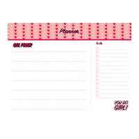 ANCOR Sous-main Girl Power 112863 rouge 40x30 cm