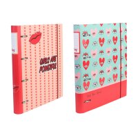 ANCOR Ringbuch A4 Girl Power 112924 mehrfarb. 4 Ring, Refill