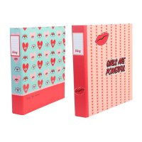 ANCOR Ringbuch Girl Power 112887 mehrfarbig 2 Ring A4