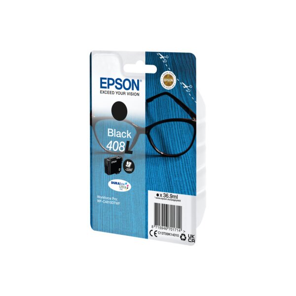 EPSON Tintenpatrone 408L schwarz T09K14010 WF-C4810DTWF 2200 Seiten