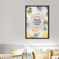 EUROPEL Plakatrahmen Premium+, DIN A1, schwarz