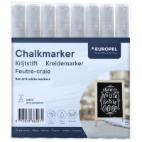 EUROPEL Kreidemarker 6 mm, 8er Etui, farbig sortiert