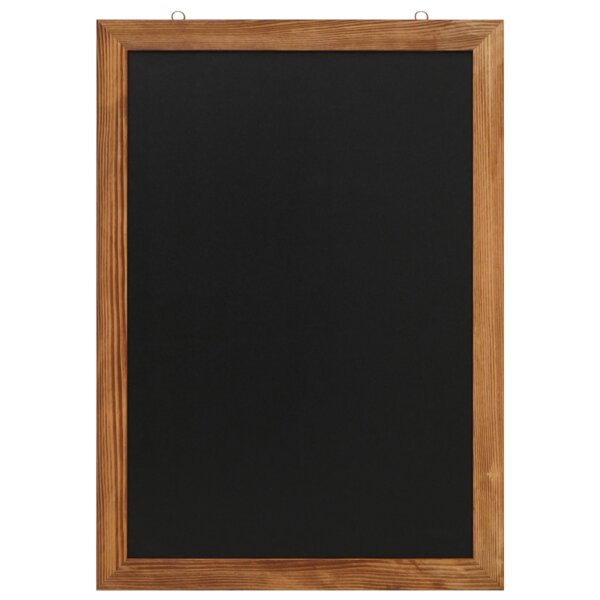 EUROPEL Kreidetafel mit Holzrahmen, 500 x 1.000 mm, schwarz