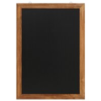 EUROPEL Kreidetafel mit Holzrahmen, 500 x 1.000 mm, schwarz