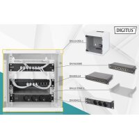 11GITUS 10" Netzwerk-Set, 6 HE, (B)312 x (T)300 mm,...