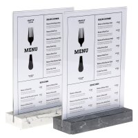 EUROPEL Porte-visuel, A5 portrait, anthracite