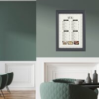EUROPEL Cadre porte-affiche premium, A4, 25 mm, rouge