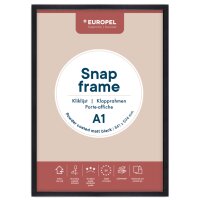 EUROPEL Plakatrahmen Premium+, DIN A4, schwarz