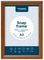 EUROPEL Cadre porte-affiche, A4, 25 mm, aspect bois