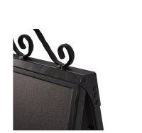 EUROPEL Panneau trottoir ANTIK, 640 x 1.380 mm, noir