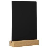 EUROPEL Kreidetafel Tischaufsteller, DIN A5 hoch, eiche