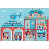 APLI kids Puzzle "Feuerwache", 24 Teile