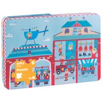 APLI kids Puzzle "Feuerwache", 24 Teile