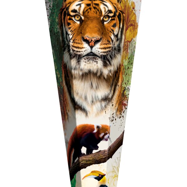 ROTH Schultüte "Tiger", eckig, 850 mm