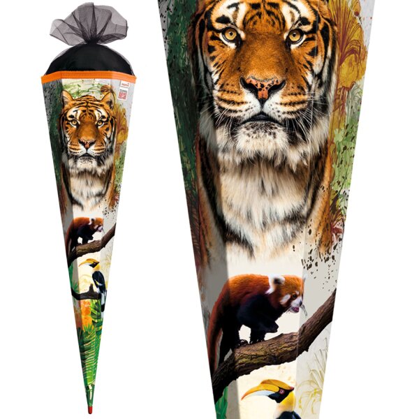 ROTH Schultüte "Tiger", eckig, 850 mm