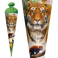 ROTH Schultüte "Tiger", eckig, 850 mm