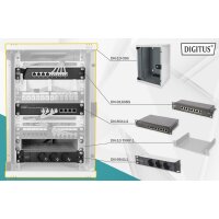 DIGITUS 10" Netzwerk-Set, 9 HE, (B)312 x (T)300 mm,...