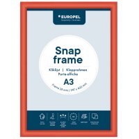 EUROPEL Plakatrahmen Premium, DIN A3, 25 mm, rot