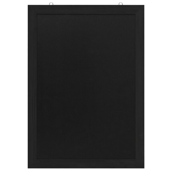 EUROPEL Ardoise avec cadre en bois, 600 x 1.100 mm, noir