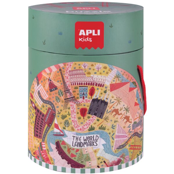 APLI kids Puzzle circulaire Les monuments, 48 pi&egrave;ces