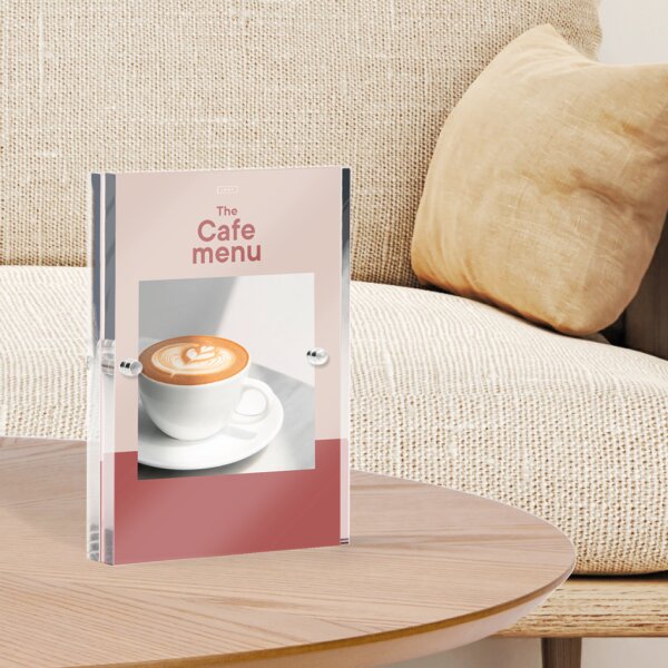 EUROPEL Porte-visuel LUXE, A6 portrait, droit