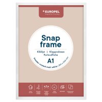 EUROPEL Plakatrahmen Premium+, DIN A4, weiss