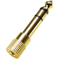 LogiLink Audio-Adapter, 6,35 mm Klinke - 3,5 mm Klinke