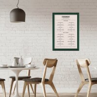 EUROPEL Cadre porte-affiche premium, A3, 25 mm, vert