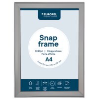 EUROPEL Plakatrahmen Premium, DIN A5, 20 mm, silber eloxiert