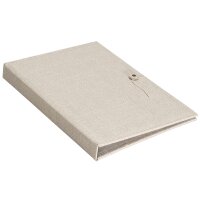 EUROPEL Speisekarten-Mappe LEINEN, DIN A5, schwarz