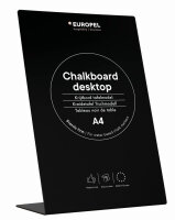 EUROPEL Tischaufsteller L-Standard, DIN A4, schwarz