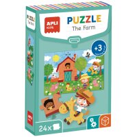 APLI kids Lernpuzzle "The Farm", 24 Teile