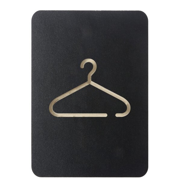 EUROPEL Pictogramme espace change bébé, noir