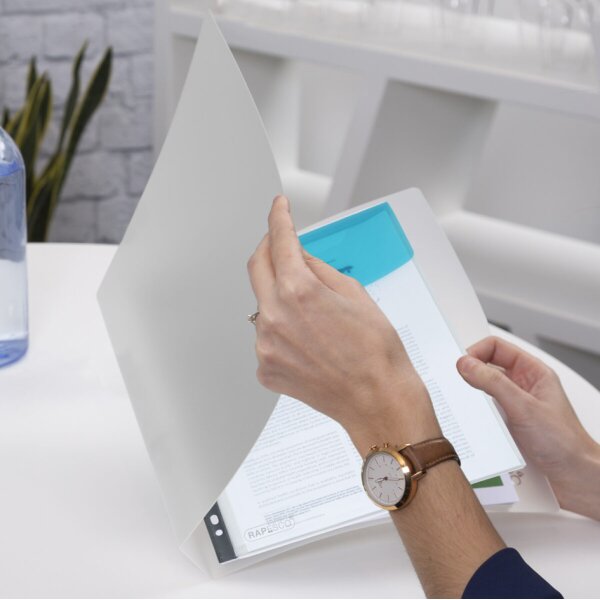 RAPESCO Pochette à documents, A4, trous pour larchivage