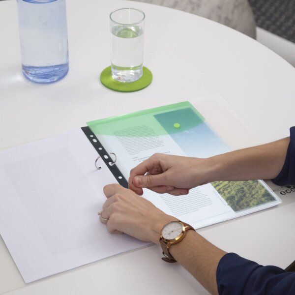 RAPESCO Pochette à documents, A4, trous pour larchivage