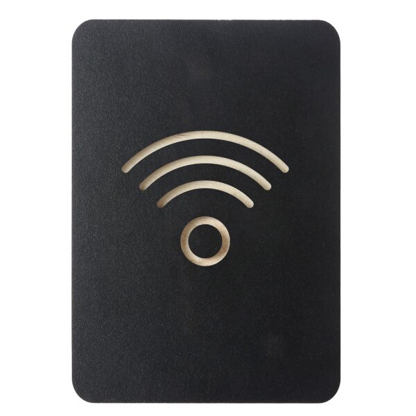 EUROPEL Pictogramme Wi-Fi, noir