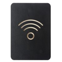 EUROPEL Pictogramme Wi-Fi, noir