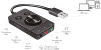 LogiLink Adaptateur audio USB 2.0 avec réglage...